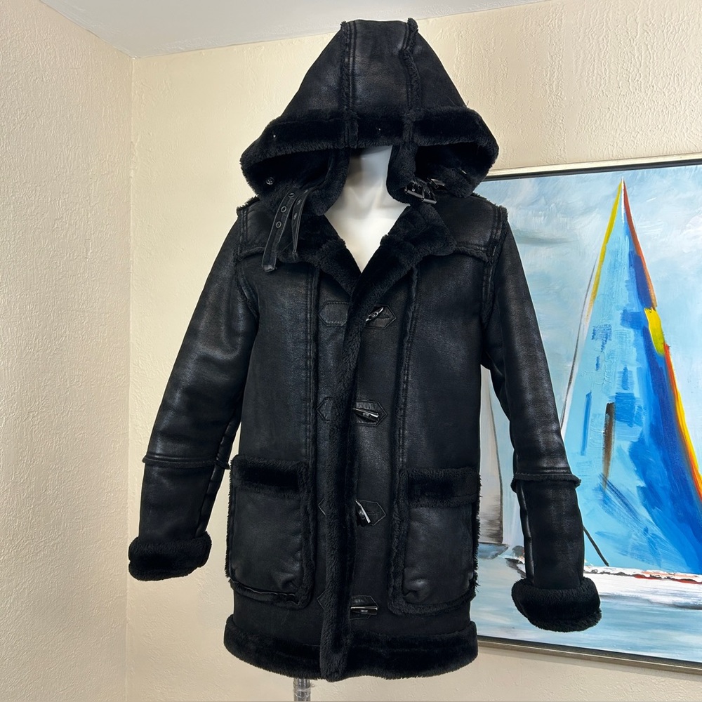 Jordan Craig Kids Unisex Mid Length Sherling Jacket/coat size 16